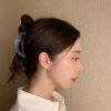 Dowei Accessories: Korean acrylic matte heart-shaped simple medium-sized hair clip at the back of the head, elegant gripper hair accessory details Picture